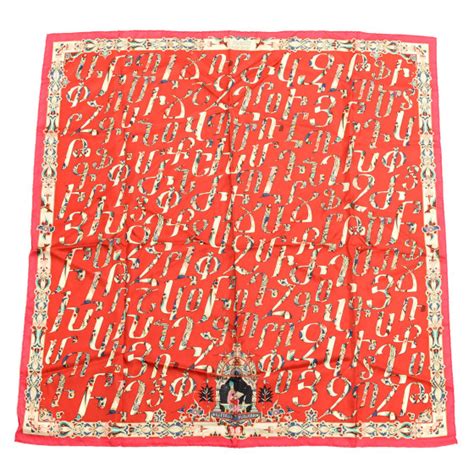 lettres d erevan hermes|HERMES Silk Lettres D'Erevan Scarf 90 .